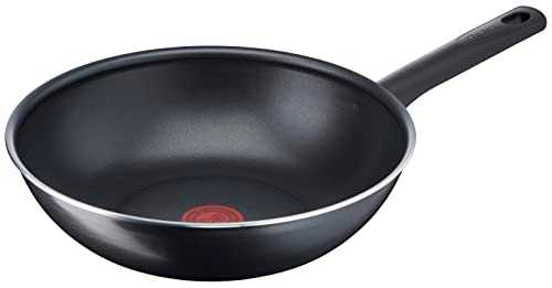 Tefal Day By Day ON B56419AZ 28 cm Stir Fry Pan, Black
