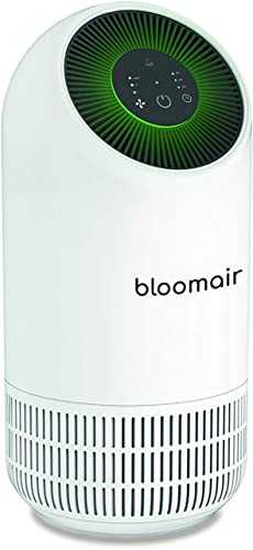 Bloomair Portable Air Purifier for Home with H11 HEPA | Air Filter Removes 99.97% Pollen Dust Smoke | Odour Eliminator | Quiet Performance | Air Purification for Bedroom, Living Room, Home Offices