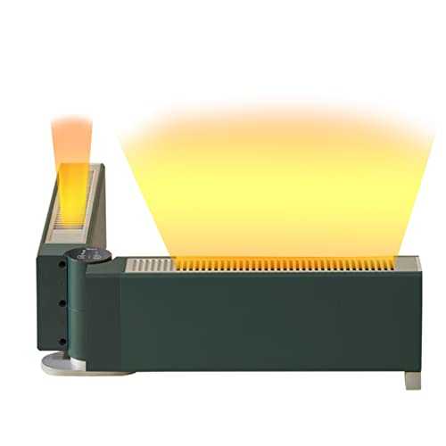 Oil Radiator Electric Heating Radiator Electric Heating Energy Saving With Display - Mobile Oil Radiator 24h Timer, Thermostat & Overheating Protection，Room Humidifier Foldable ( Color : Green )