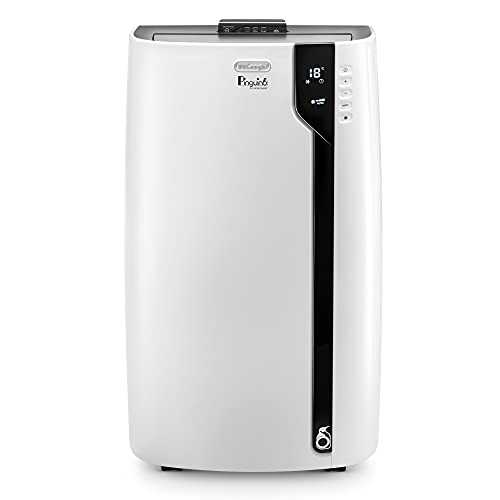 De'Longhi Pinguino PACEX100 Silent | Portable Air Conditioner with Real Feel Technology | 110m³, 10,000 BTU, A++ Energy Efficiency
