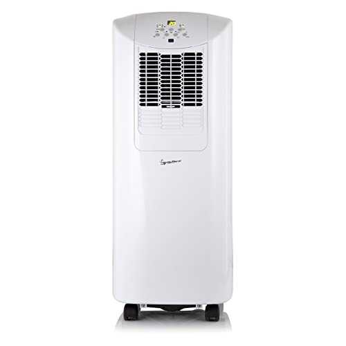 Signature S40014 Portable Air Conditioner, 7000 BTU 3-in-1, Fan, Cooler and Dehumidifier with 12 Hour Timer, Thermostatic Cut Off, Auto Shut Down, Overheat Protection, R290, Remote Control, White