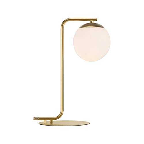 Nordlux 46635025 Grant Table Light Modern Brass Opal Glass Table Lamp
