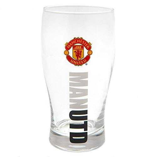 Manchester United Official Pint Glass - Multi-Colour
