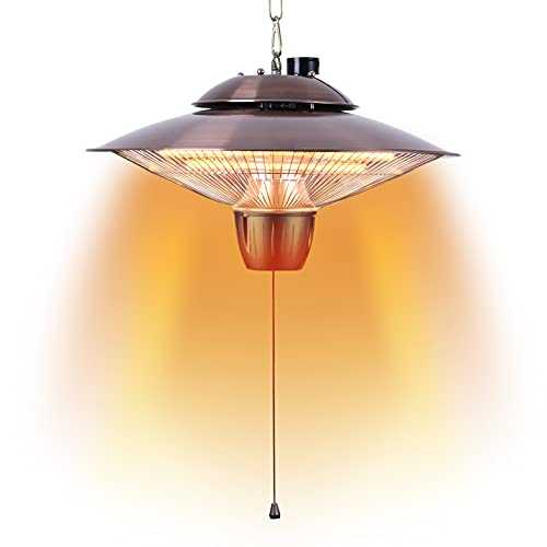 DONYER POWER Electric Patio Heater, Ceiling Mounted, Outdoor or Indoor Use 2000W