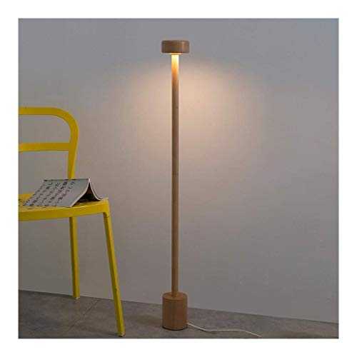 YLJYJ Tall Lamp Wooden LED Floor Lamp Unique Design Standing Lamp Touch Control for Living Room Bed Room Office Tall Pole Light Stand Up Lamp