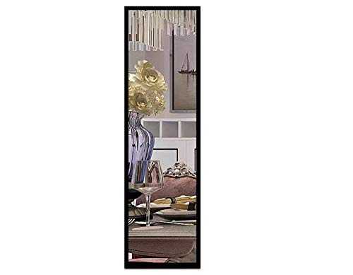 Dipamkar 52" x 16" Large Metal Framed Full Length Wall Mirrors, Horizontally or Vertically Hanging Dress Mirror