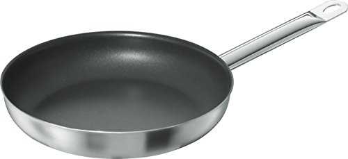 1005507 Twin Choice Frying Pan, Stainless Steel,28 cm