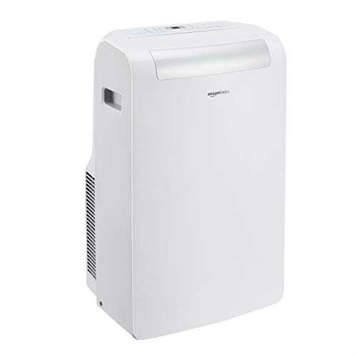 Amazon Basics Portable Air Conditioner with Dehumidifier, 12000 BTU/H, Energy Class A, includes UK Plug