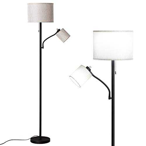 MODAIS Floor Lamps for Living Room, Adjustable Side Reading Lamp, for Bedroom