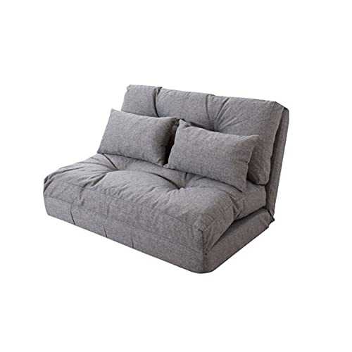XYJHQEYJ Sofa Beds 2 Seater Folding Sofas Chair Sofa Bed Double, Pull Out Sofa Bed Fabric Corner Sofa, Gray Linen Fabric Backrest Seat Armchair