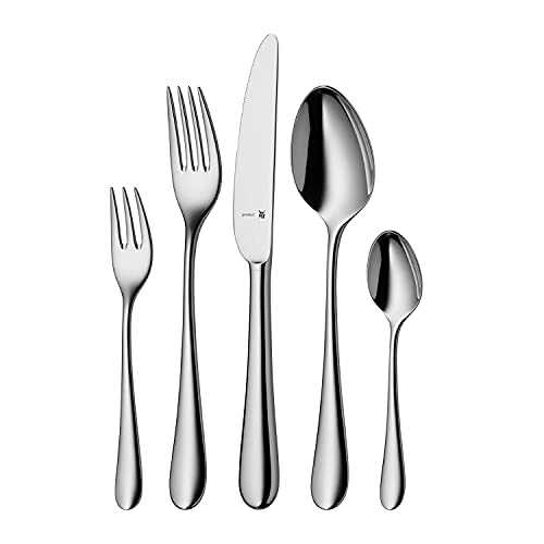 WMF Cutlery set 30 pieces for 6 people Merit Cromargan protect stainless steel brushed extremely scratch resistant with inserted blade