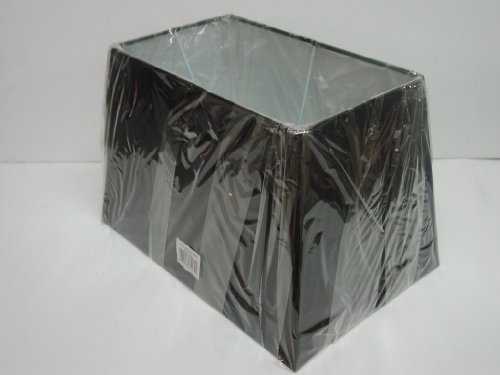 13" 15" 17" Black Rectangular Table Lamp Shade - Size: 13" Table Lamp Shade