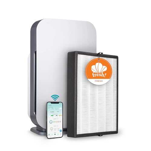 Alen BreatheSmart 45i Air Purifiers for Bedroom up to 74 m². H13 True HEPA with 99.99% Airborne Particle Removal, Captures Allergens, Mould, Smoke, Dust, Pet dander while kills Viruses and Bacteria.