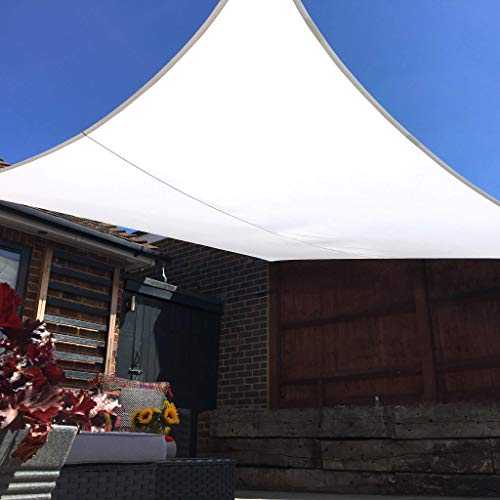 Clara Sun Shade Sail Garden White Waterproof UV Sun Protective Screen Shelter Awning Gazebo Canopy Pergola Patio Outdoor Indoor (Rectangle 2m x 3m)