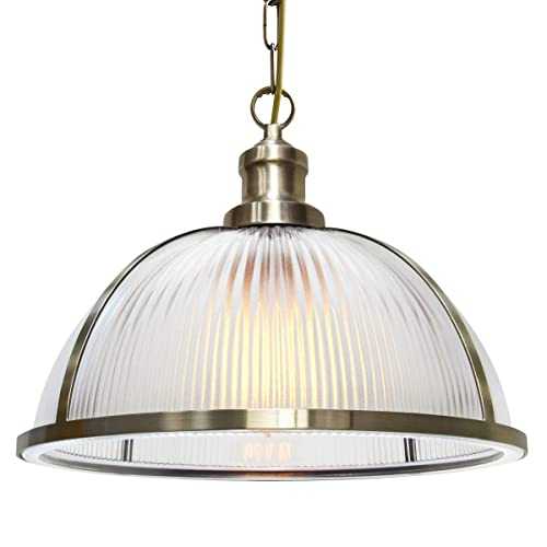 Antique Brass Vintage Pendant Light Industrial Retro Glass Ceiling Light Shade Factory Classic M0118
