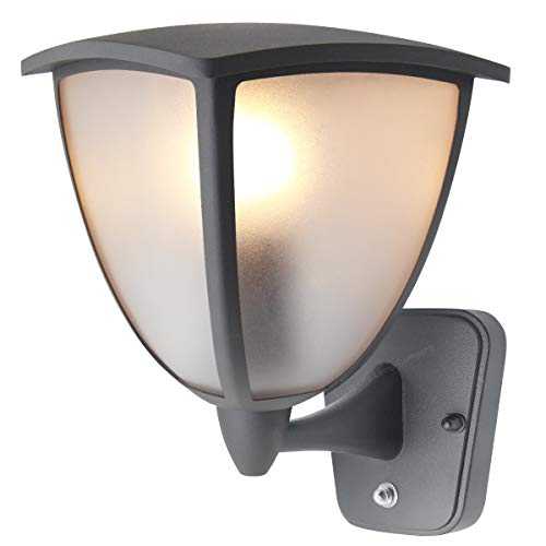 Dusk Till Dawn Sensor Wall Light External Outdoor Garden Lantern ZLC329-DTD