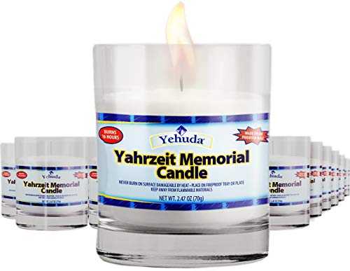 Yehuda Glass Tumbler Candles 24 count