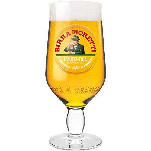 2 x Birra Moretti Pint Glass