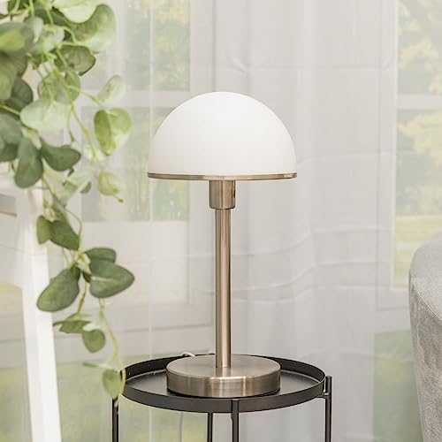 Modern Designer Style Polished Chrome & White Glass Touch Table Lamp - Complete with a 3w LED Dimmable G9 Bulb [3000K Warm White]