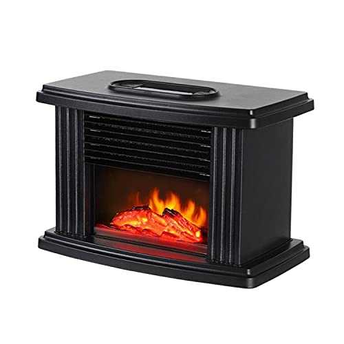 LWKBE Electric Fireplace Heater - 1000W Fireplace Heaters for Indoor Use Electric with 3D Flame Effect, Room Fireplace Space Heater Stove
