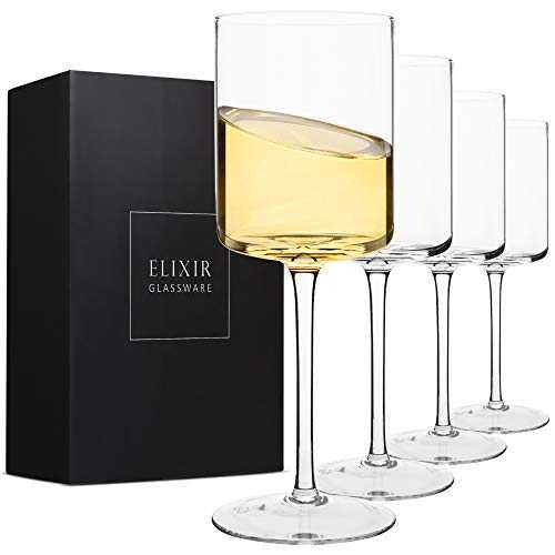 Wine Glasses, Large Red Wine or White Wine Glass Set of 4 – Unique Gift for Women, Men, Wedding, Anniversary, Christmas, Birthday - 400 ml, 100% Lead Free Crystal