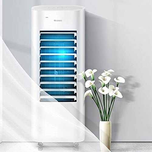 Evaporative Coolers Air Conditioning Fan Refrigeration Household Small Remote Control Air Cooler Air-conditioning Fan Mobile Small Air Conditioner Smart Remote Control 6 Liters Water Tank Large Air Ou