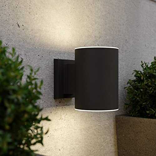 Grantham Up & Down Outdoor Solar Powered Wall Light