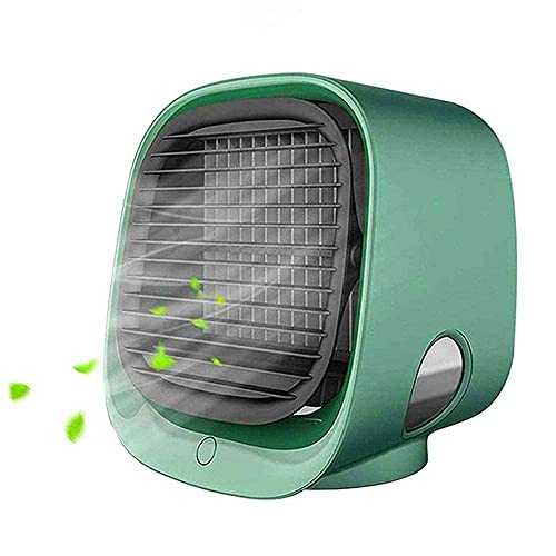 Air Cooler for Home Office Evaporative Coolers Portable Air Cooler, Mini Air Conditioner Cooler and Humidifier, Small Evaporative Cooler Purifier, 3 Fan Speed, Personal Mobile Air Cooling Fan for Home