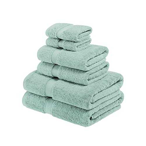 Home City, 100% Cotton, Towel Set, Seafoam - Towel