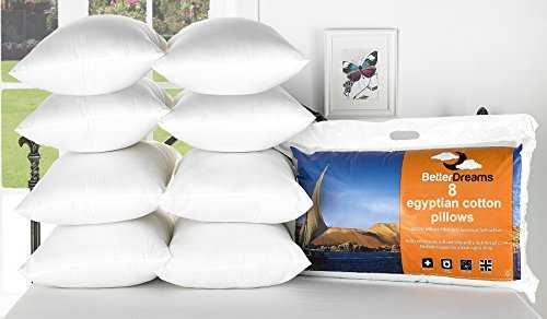 Better Dreams Egyptian Cotton Pillows 100% Cotton Luxury Eight Pack Pillows …