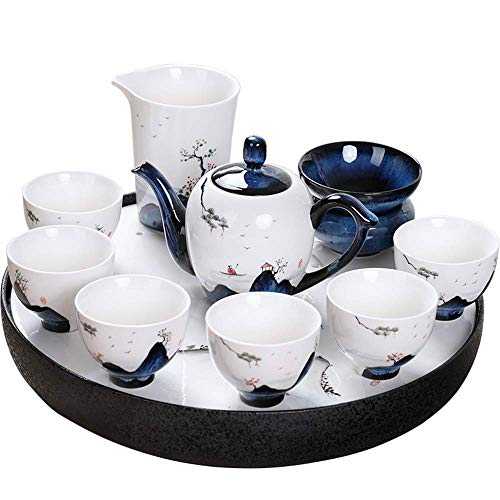 Tea Sets For Afternoon Tea With Teapot, Drinkware Chinese Teaware Set Exquisite Ceramic Teapot Kettles Tea Cup Porcelain Kung Fu Tea Set For Household
