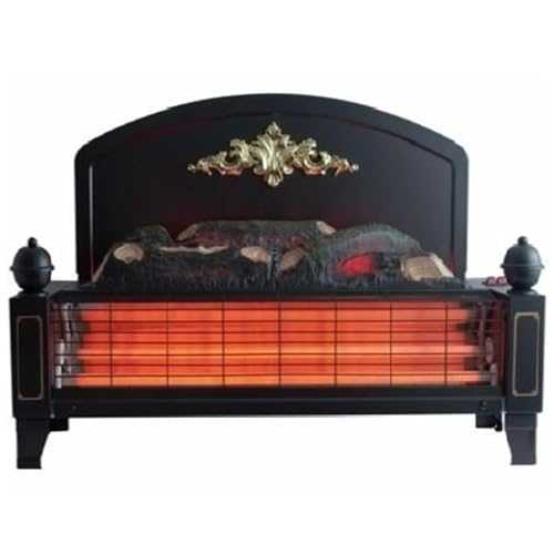 Dimplex YEO20 Yeominster Electric Fire Heater, 1200 W, 10 V, Black