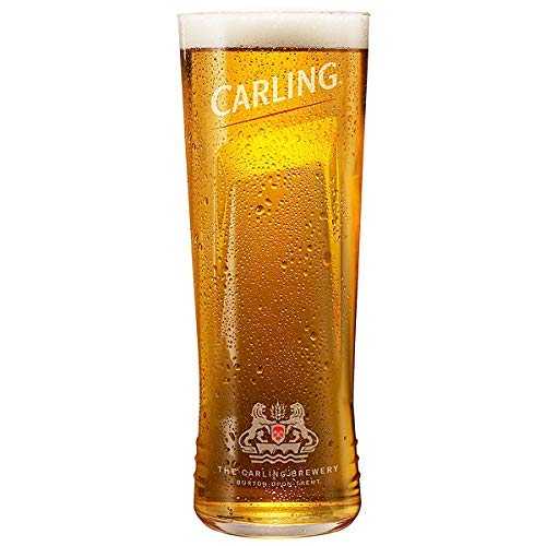 Personalised, 1 Pint Carling Brewery Lager Glass, Engraved Gift Enter Your Own Custom Text