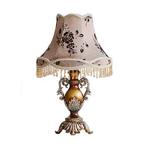 Old-Fashioned Table Lamp-American Country Classic Country Style Study Table Lamp, Living Room Warm European Style Bedside Lamp