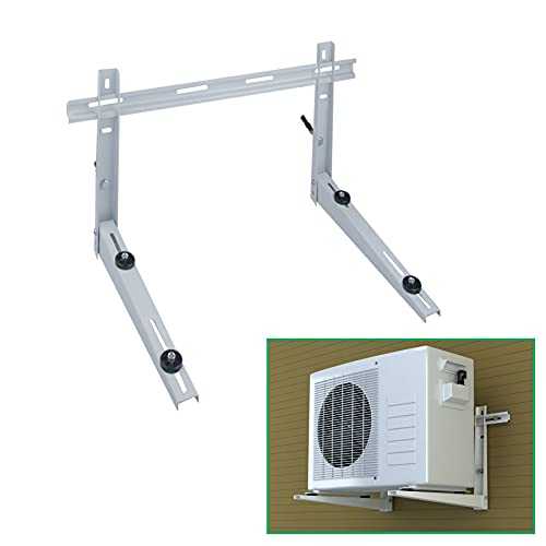 Forestchill Outdoor Wall Mounting Bracket with Cross Bar, Mini Split Bracket for Ductless Air Conditioner, Heat Pump System, Universal, Support up to 330 lbs, 9000-18000 BTU Condenser