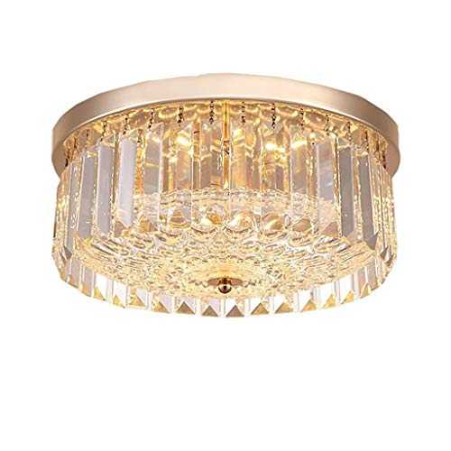 YANQING Durable Ceiling Lights LED Crystal Ceiling Lamp, Glass Ceiling Light for Corridor Aisle Bedroom, Creative Ceiling Lighting Ceiling Lights (Color : 25 * 13CM-12W),Colour:25 * 13cm-12w