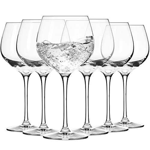 Krosno Cocktail Gin Tonic Balloon Water Glasses | Set of 6 Pieces | 570 ml | Harmony Collection | Ideal for Home, Restaurant, Events & Parties | Dishwasher Safe