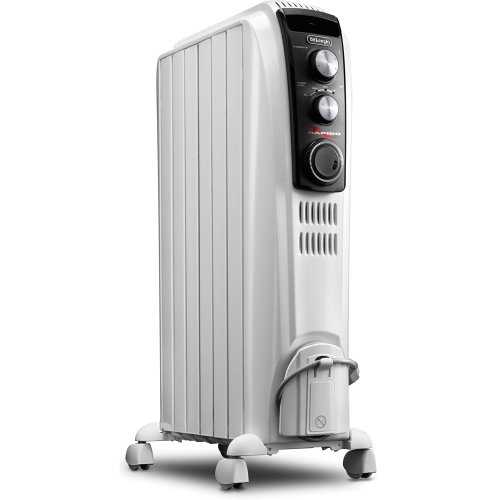 DeLonghi TRD40615T Full Room Radiant Heater Heater-Mechanical-TRD40615T, 10"w x 15"d x 26"h, White