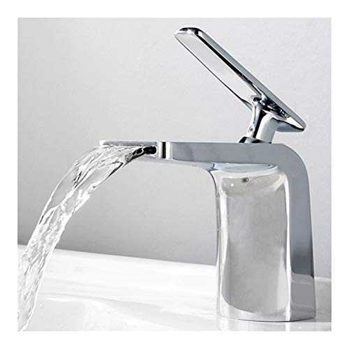 LIANGANAN Faucet Faucet Basin Mixers Taps Single Hole Bathroom Faucet Daily Use, Durable (Color : Silver) (Color : Silver)