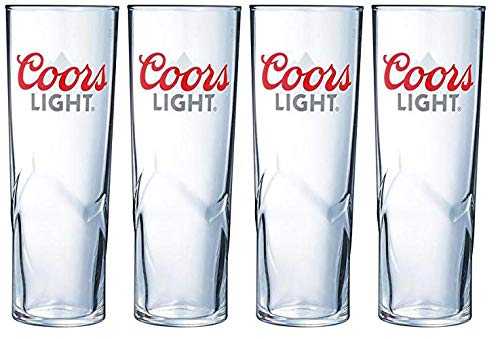 4 x Coors Light Pint Glass (Colour Change)