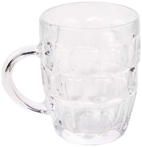 Arcoroc Britannia Traditional Beer Pint Tankards Dimpled Beer Stein Mug Glass 19.70oz / 560ml Set of 4