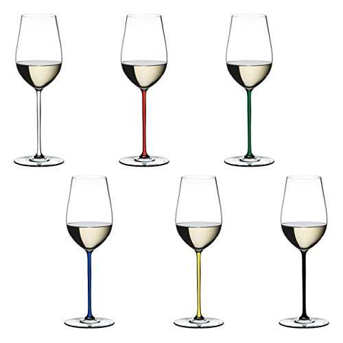Riedel 7900/15 Fatto A Mano Riesling/Zinfandel Glass, Crystal, Assorted Set of 6