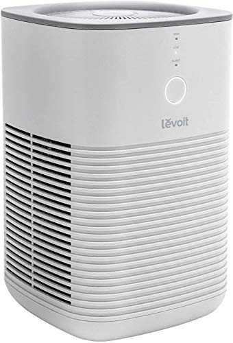 Levoit Air Purifier for Home Allergies with Dual H13 True HEPA Filter, Quiet Sleep Mode, 3 Speeds, Remove 99.97% Dust, Pollen, Smoke, Odours, 100% Ozone Free for 15m² Bedroom, Living Room, Office