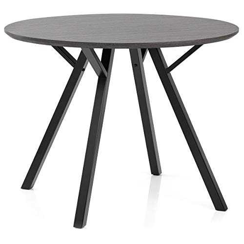 Atlantic Shopping Quest 100cm Dining Table Grey Wood