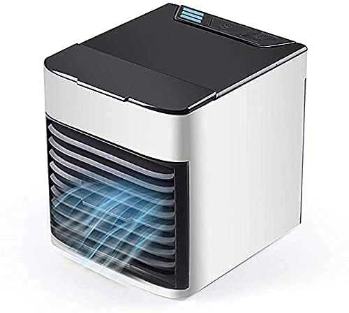 Air conditioning apartment, without exhaust hose fan/Mini Personal Air Cooler,Portable Mobile Air Conditioner Air Cooler Fan-3 in 1 Evaporative Coolers& Humidifier&Purifier with 600 ml Water Tank,USB