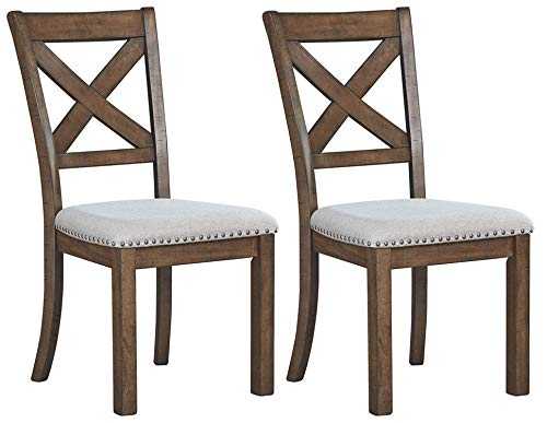 Signature Design by Ashley Dining Room Chair, Wood, Beige