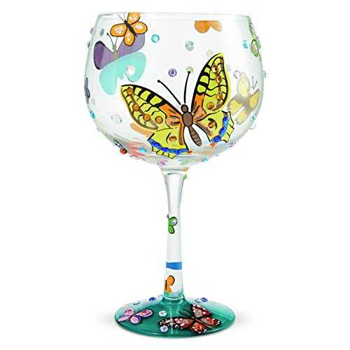 Lolita Butterflies Gin Glass