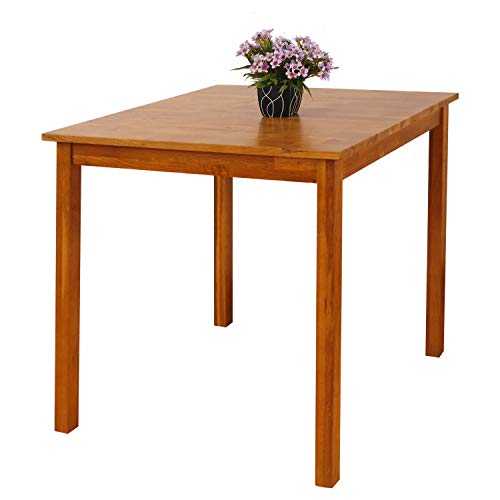 OAK Minimalist Retro Design Square Coffee Rustic Living Room Small Side Table Wood 75x75cm