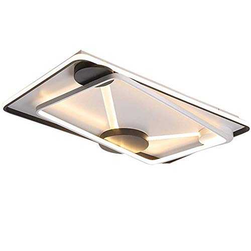 LHTCZZB Fashion Stepless Dimming Remote Control LED Ceiling Lights Modern Creative Home Decorative Ceiling Lamp 90 * 60cm Iron Art Bright Chandelier Fit Bedroom Living Room
