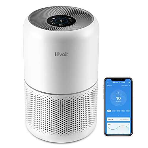 LEVOIT Smart Air Purifier for Home Bedroom, H13 HEPA Air Filter with Real Time Air Quality Sensor, Removes 99.97% Pollen Allergies Dust Odours, Alexa Enabled Air Cleaner with Quiet Auto Mode, Core300S